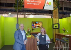 AB Werkt Zuid-Nederland wil payrolling in extra boost geven met E-Flex. Op de foto Paul Palmen en Dorota Pawalec.